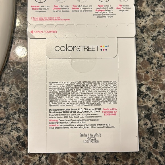 Lot of 4 brand New Color Street Nail wraps - Picture 2 of 5